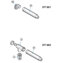 Terminal Horizontal Ø100/150 Mm De Dietrich