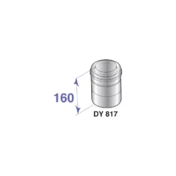 Adaptateur Ø100/150 - Ø110/150 - Colis DY817 De Dietrich