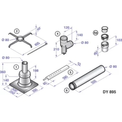 Kit De Raccordement - Colis DY895 De Dietrich